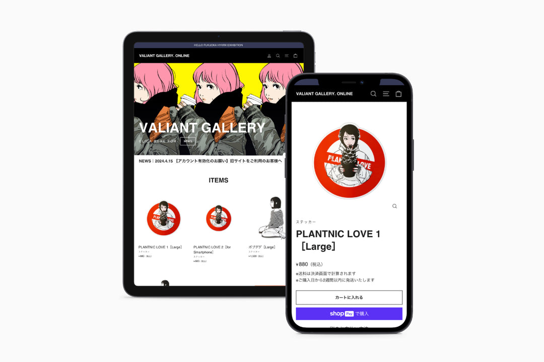 Announcement of the launch of the website