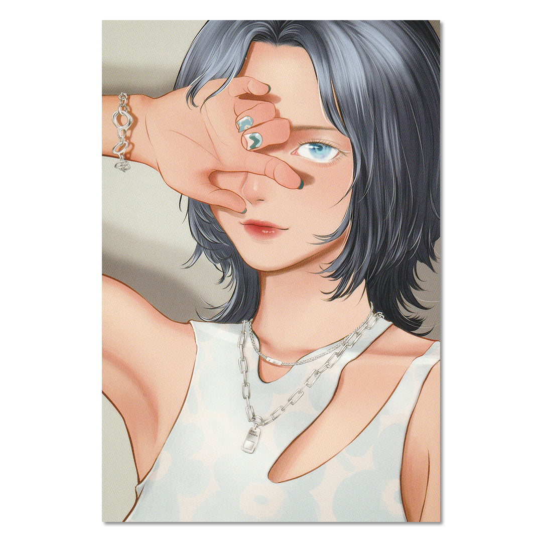 B・シャロワ、ヴァージニア、日本未発売・限定画集画、額付 VIBES vol.377（2025年3月号） | VIBES MAGAZINE SHOP